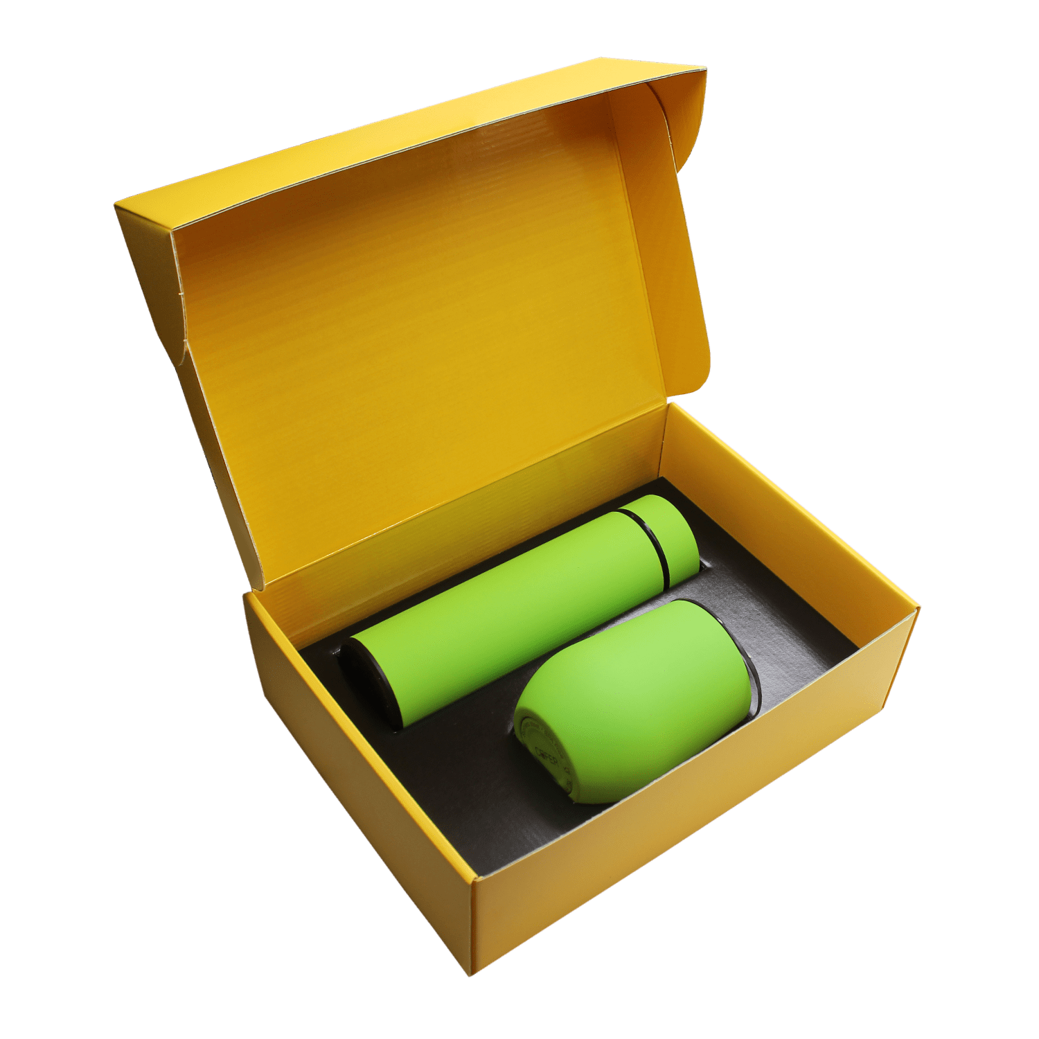 Набор Hot Box C (софт-тач) B (салатовый), зеленый, металл, микрогофрокартон