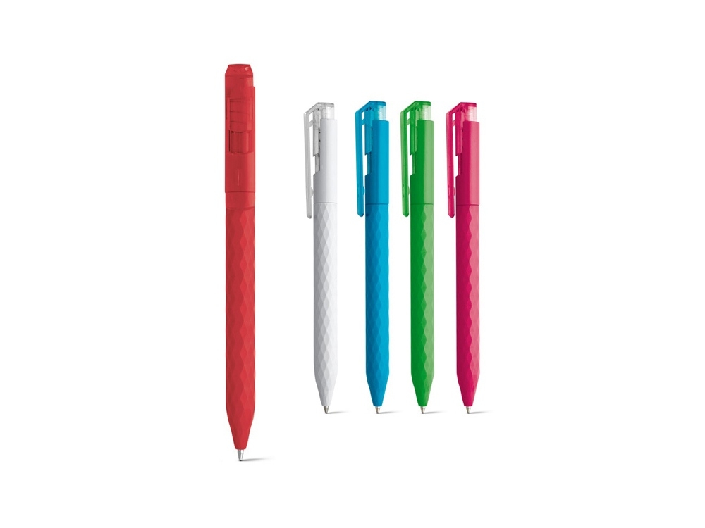 Ручка пластиковая шариковая «TILED», розовый, пластик
