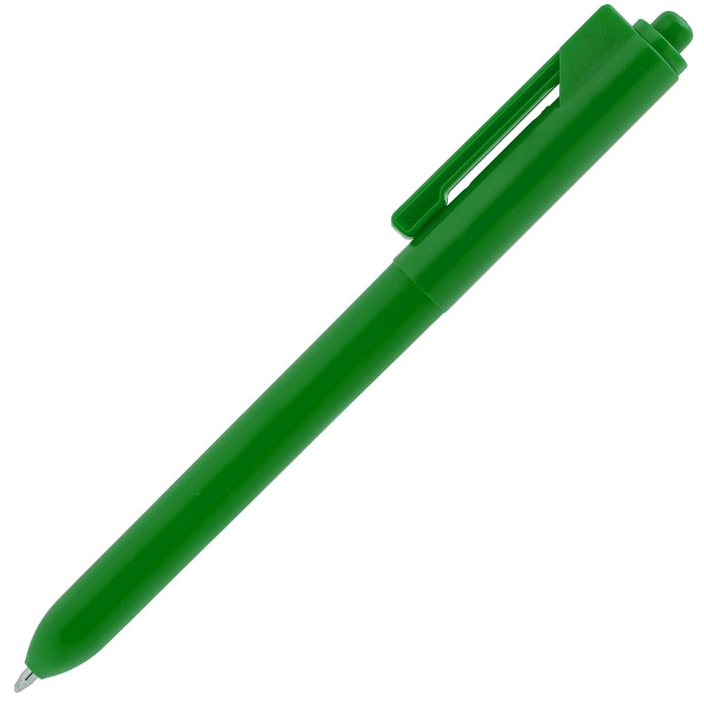 Ручка шариковая Hint, зеленая, зеленый, пластик