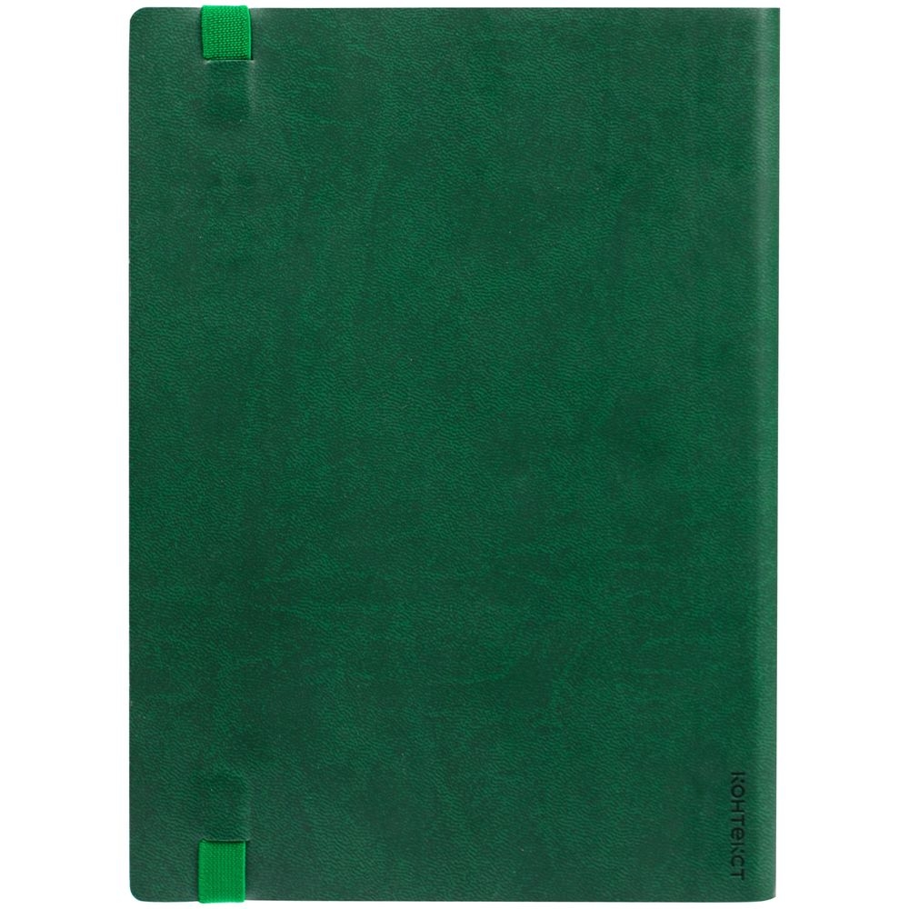 Ежедневник Vivian ver.1, недатированный, зеленый, зеленый, кожзам