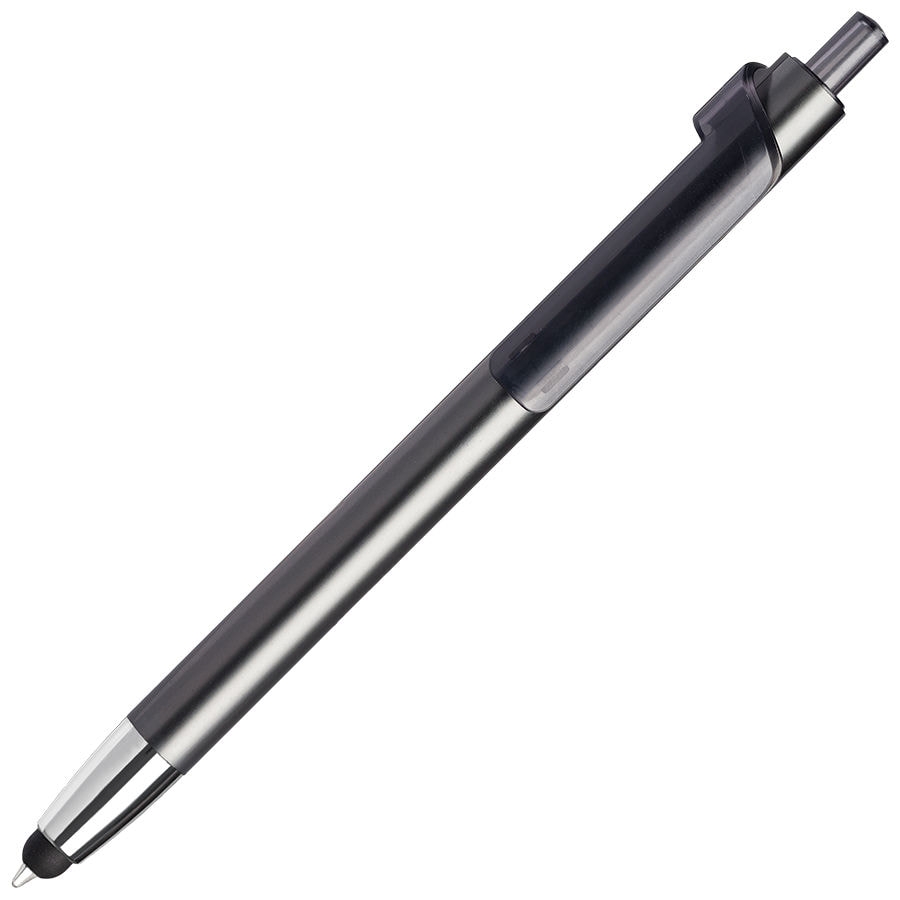PIANO TOUCH, ручка шариковая со стилусом для сенсорных экранов, графит/черный, металл/пластик, графит, черный, металл, пластик