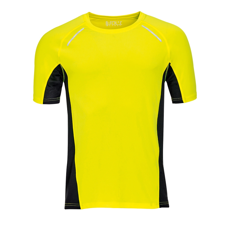 Футболка для бега "Sydney men", желтый_S, 92% полиэстер, 8% эластан, 180 г/м2, желтый, 92% полиэстер, 8% эластан, 180 г/м2