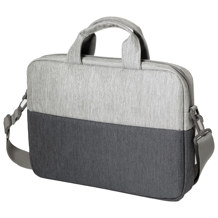 Конференц-сумка BEAM NOTE, серый/темно-серый, 39х30х6.5 см, ткань верха:100% полиамид, под-д:100%пол, серый, темно-серый, пластик