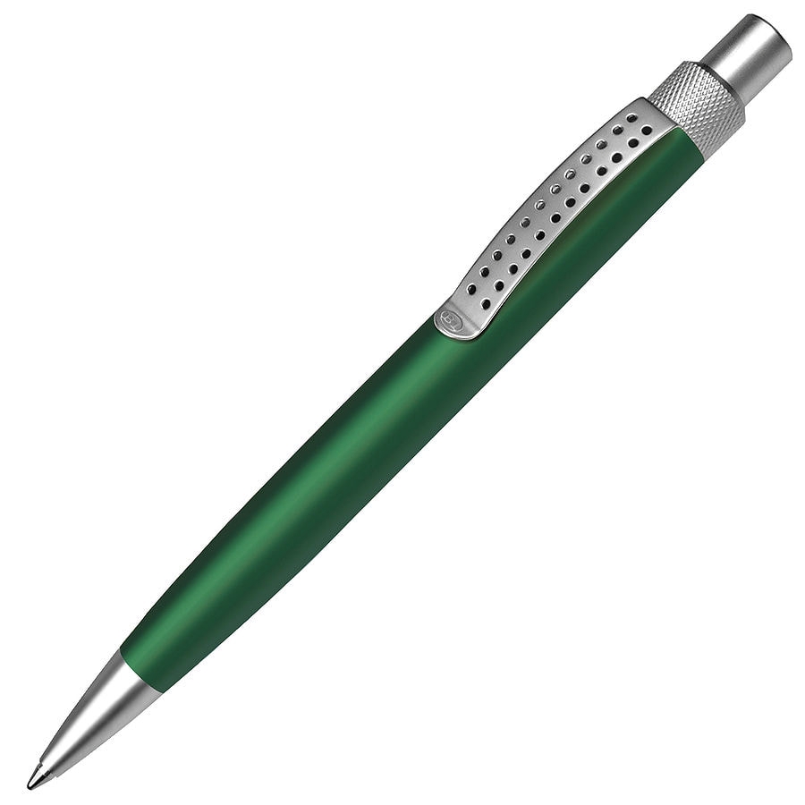 SUMO, ручка шариковая, зеленый/серебристый, металл, зеленый, серебристый, металл