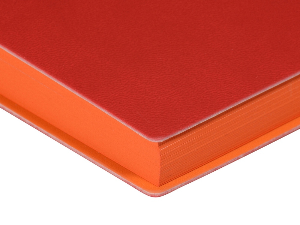 Ежедневник недатированный А5 «Mercury», красный, оранжевый, кожзам