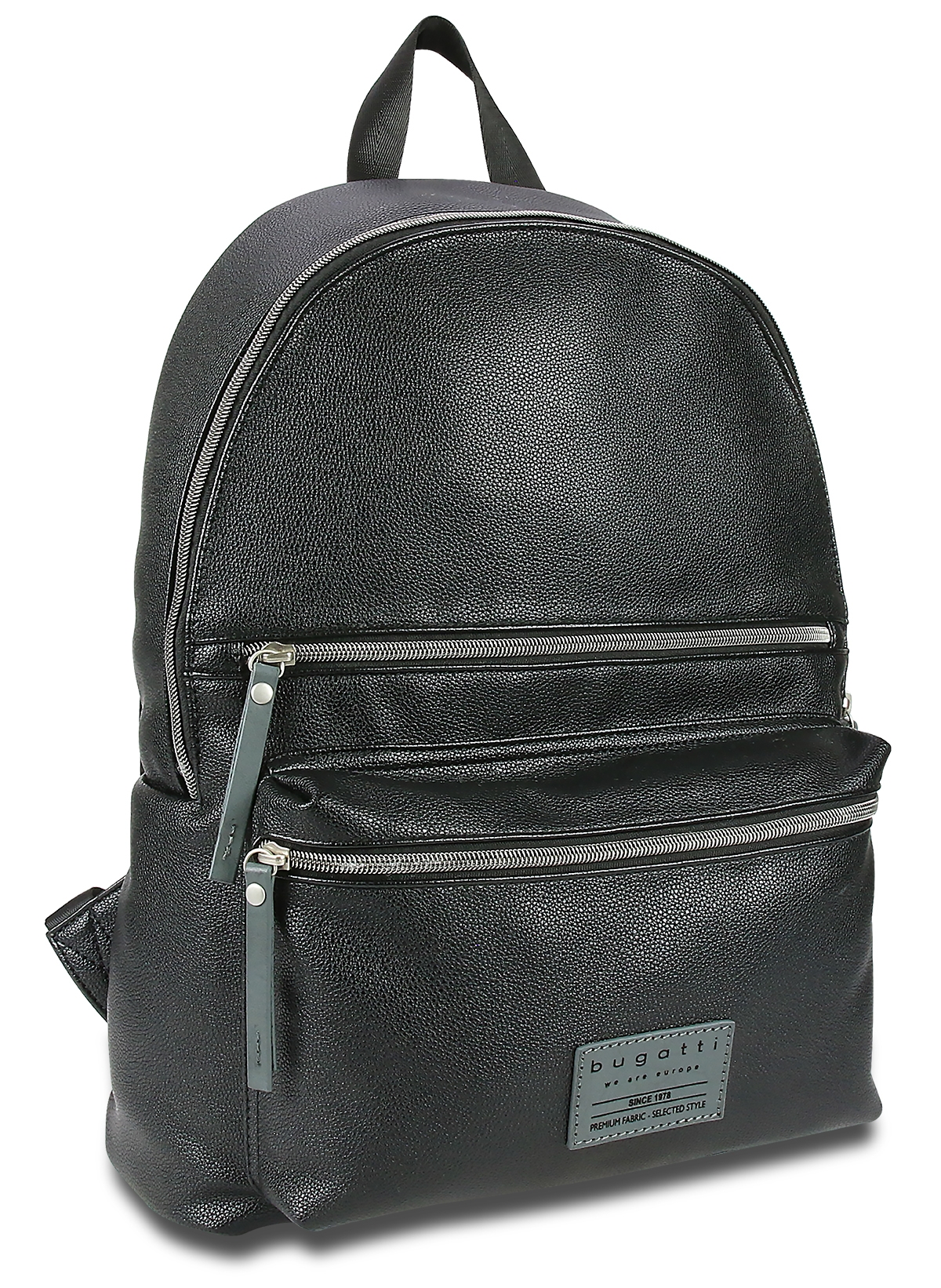 Рюкзак BUGATTI Moto D 13'', чёрный, полиуретан, 32х16х40 см, 14 л, черный
