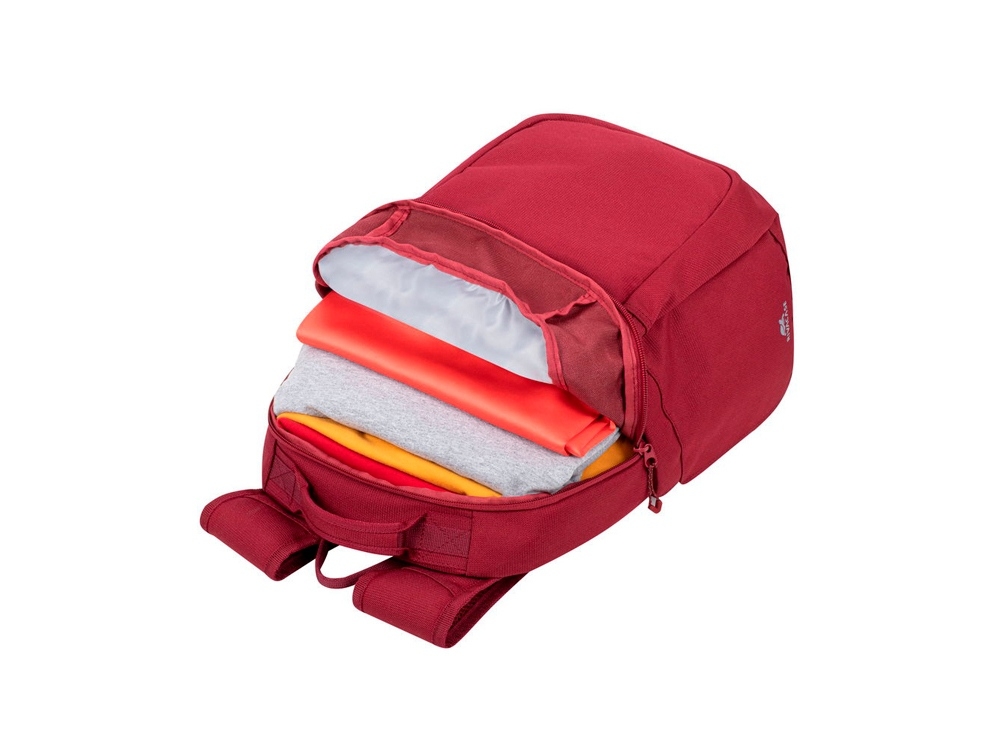 Городской рюкзак для ноутбука 14", красный, полиэстер