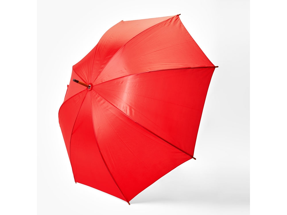 Зонт-трость LYSE, механический, красный, полиэстер
