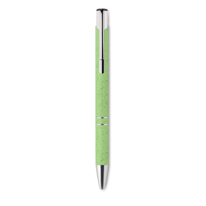 Ручка из зерноволокна и ПП, зеленый, пластик