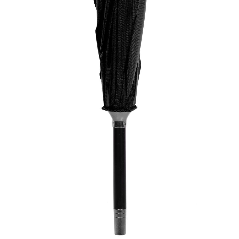 Зонт-трость Silverine, черный, черный, полиэстер