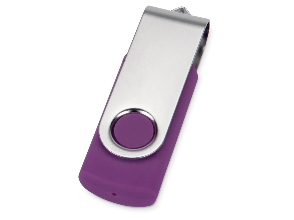 USB-флешка на 16 Гб «Квебек», фиолетовый, soft touch
