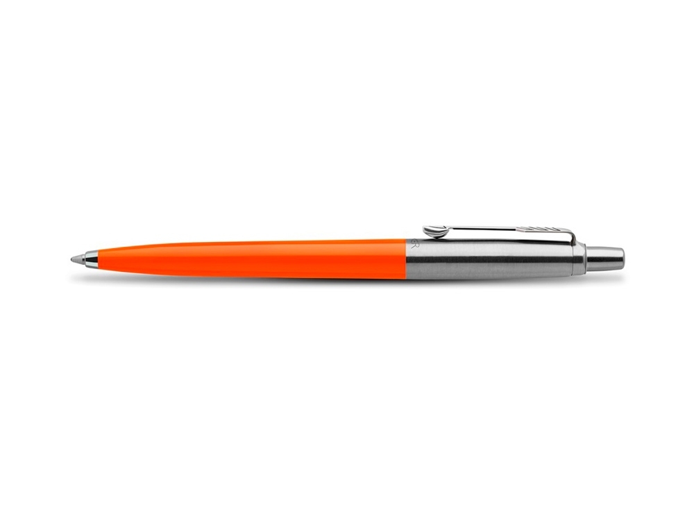 Ручка шариковая Parker Jotter Originals в эко-упаковке, оранжевый, серебристый, металл
