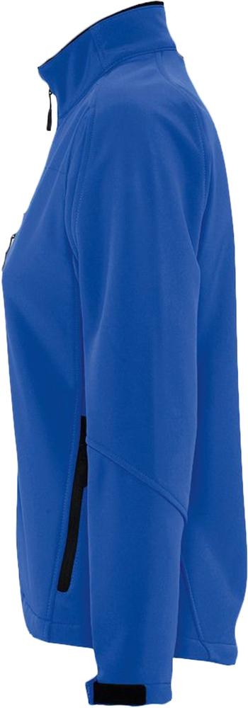 Куртка женская на молнии Roxy 340 ярко-синяя, синий, полиэстер 96%; эластан 4%; софтшелл