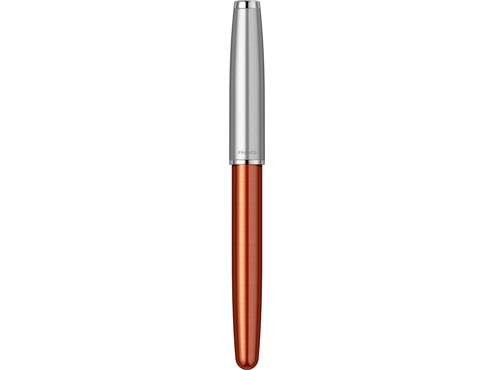 Ручка-роллер Parker «Sonnet Essentials Orange SB Steel CT», оранжевый, серебристый, металл