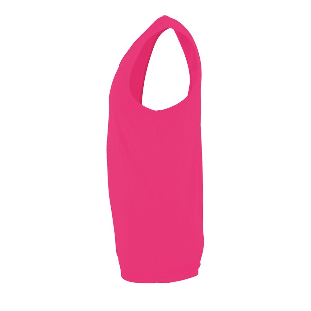 Майка мужская Sporty TT Men, розовый неон, розовый, полиэстер 100%, плотность 140 г/м², ложная сетка