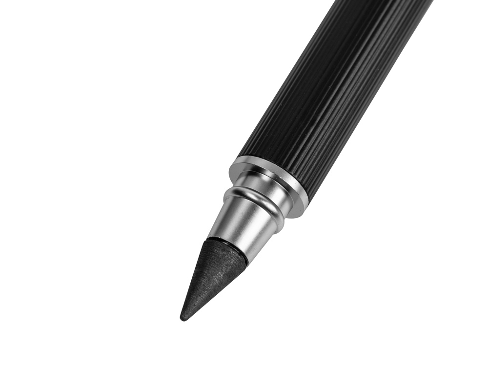 Металлическая ручка и вечный карандаш «Van Gogh» с рельефным покрытием, черный, металл