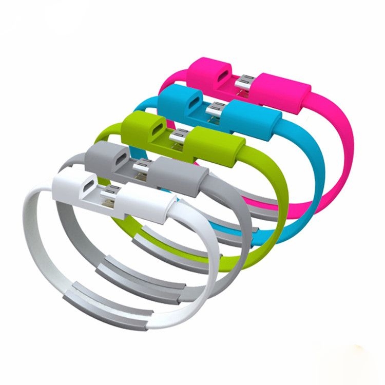 Кабели USB в форме браслета, пластик, пвх