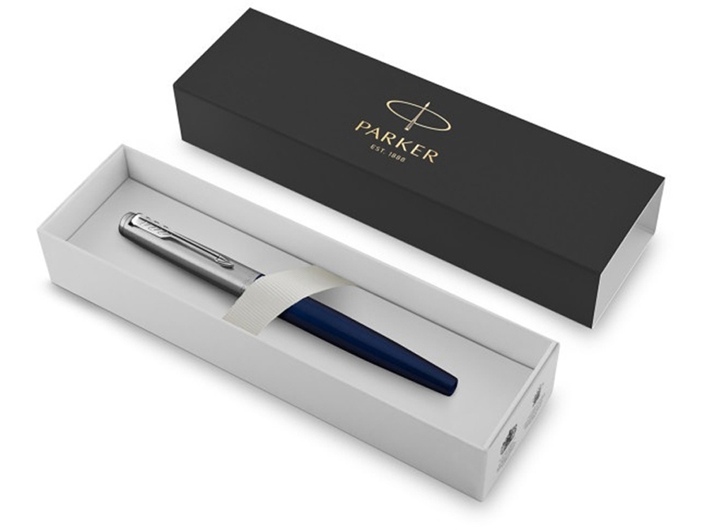 Ручка-роллер Parker Jotter Core, серебристый, металл