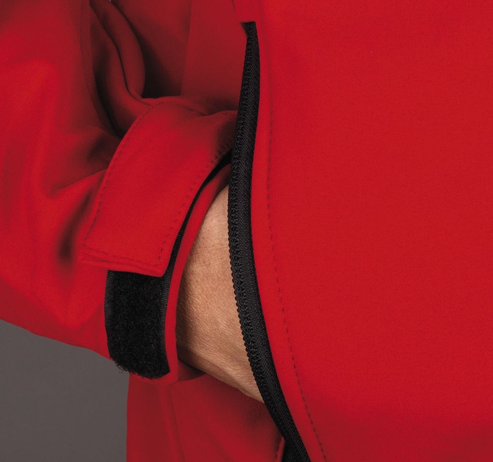 Куртка мужская на молнии Relax 340, красная, красный, полиэстер 94%; эластан 6%, плотность 340 г/м²; софтшелл