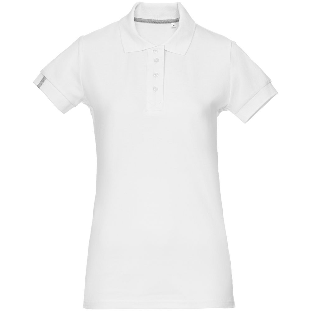 Рубашка поло женская Virma Premium Lady, белая, белый, хлопок