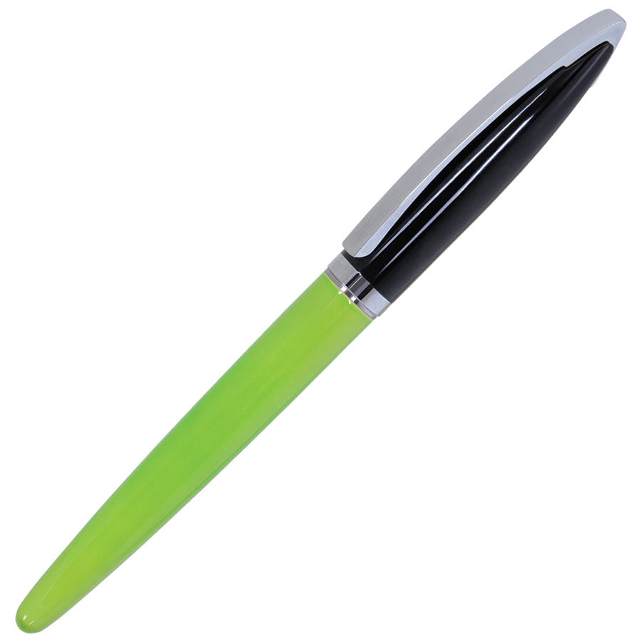 ORIGINAL, ручка-роллер, светло-зеленый/черный/хром, металл, светло-зеленый, черный, металл