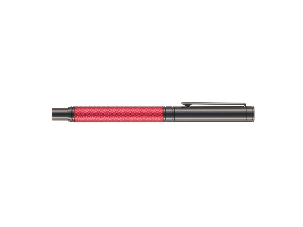 Ручка-роллер «LOSANGE», черный, красный, металл