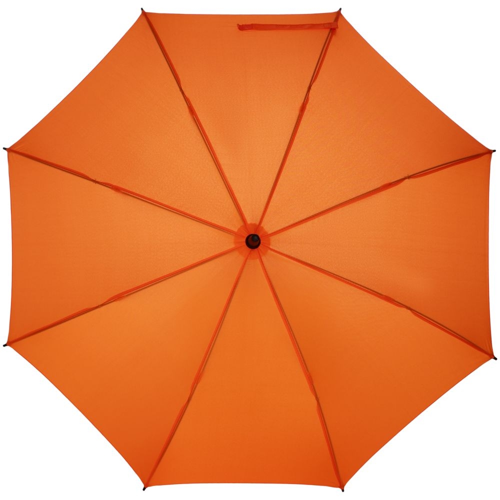 Зонт-трость Undercolor с цветными спицами, оранжевый, оранжевый