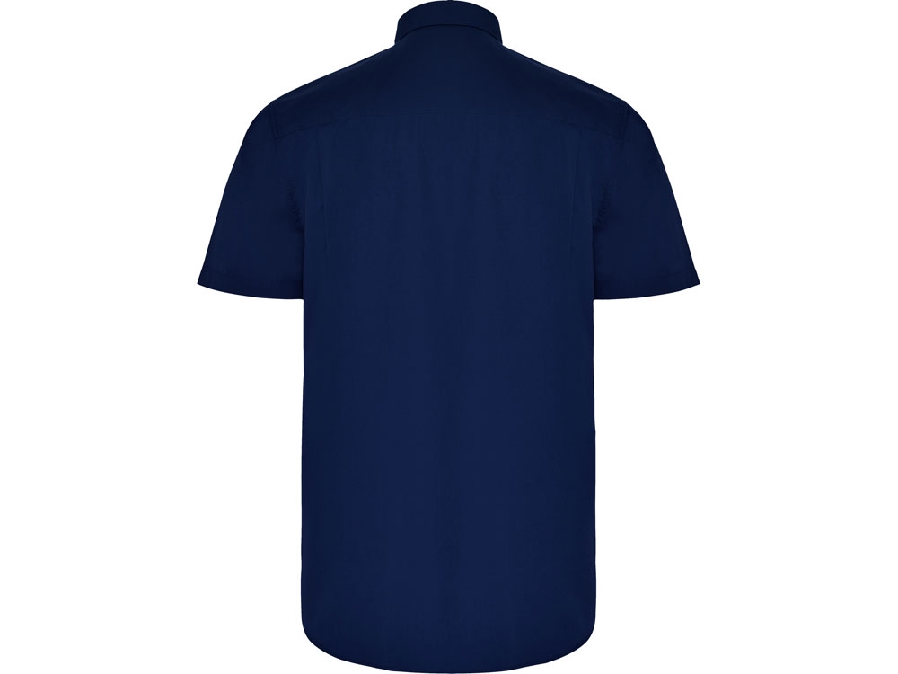 Рубашка «Aifos» мужская с коротким рукавом, синий, полиэстер, хлопок