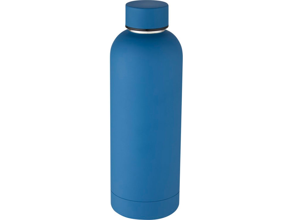 Медная бутылка «Spring» с вакуумной изоляцией, синий, металл