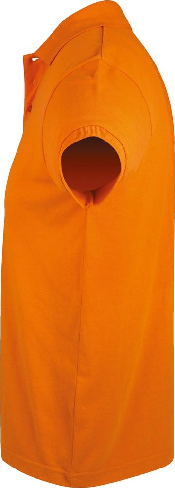 Рубашка поло мужская Prime Men 200 оранжевая, оранжевый, полиэстер 65%; хлопок 35%, плотность 200 г/м²; пике