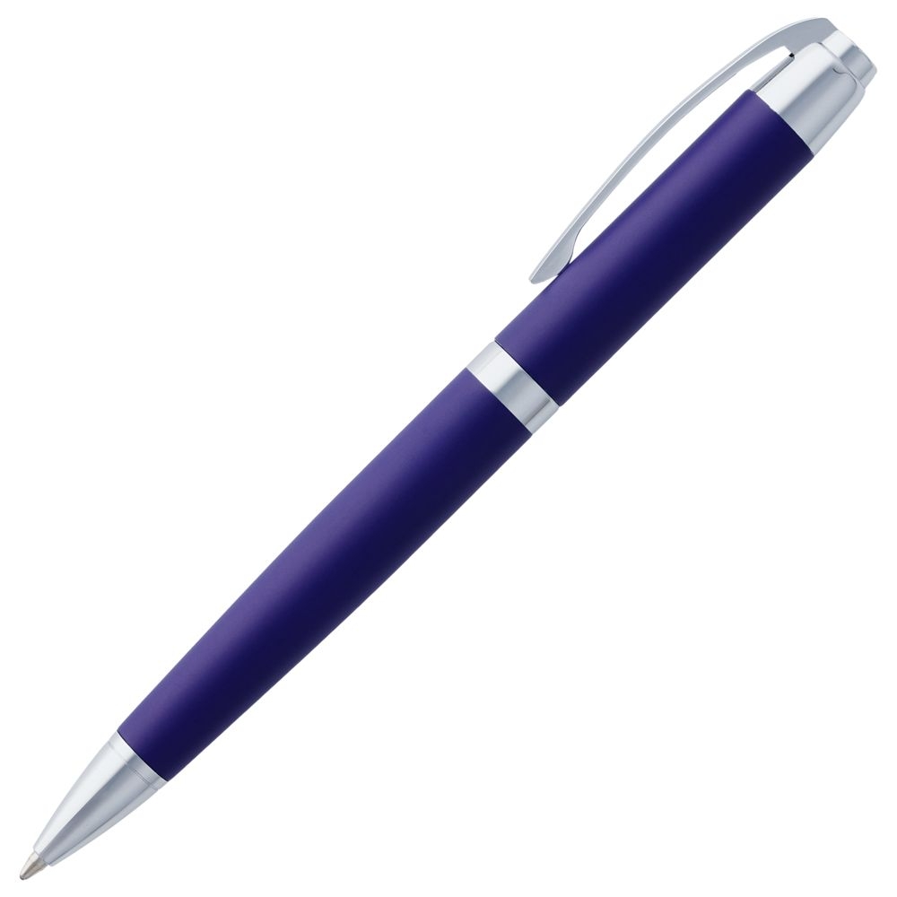 Ручка шариковая Razzo Chrome, синяя, синий, металл
