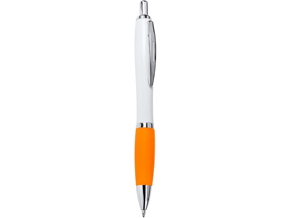 Ручка пластиковая шариковая с антибактериальным покрытием CARREL, оранжевый, пластик
