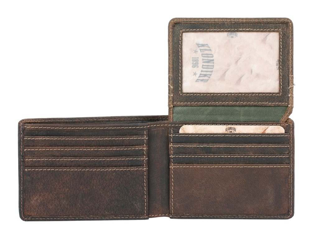 Бумажник «Billy», коричневый, кожа