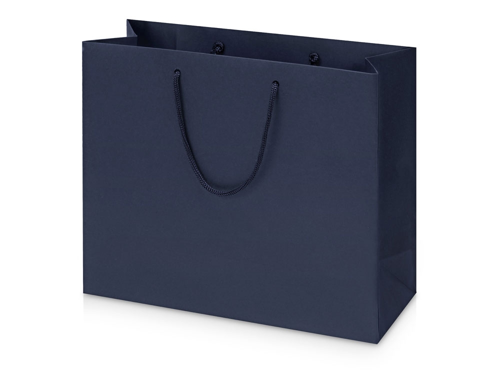 Пакет подарочный Imilit W, синий, бумага