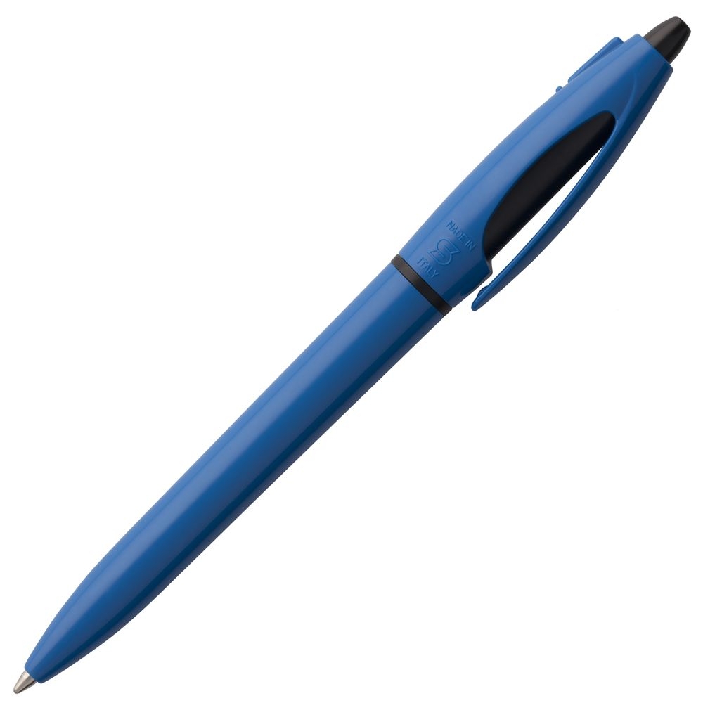 Ручка шариковая S! (Си), ярко-синяя, синий, пластик