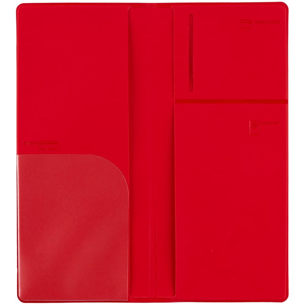 Набор Dorset Simple, красный, красный, искусственная кожа; покрытие софт-тач; картон