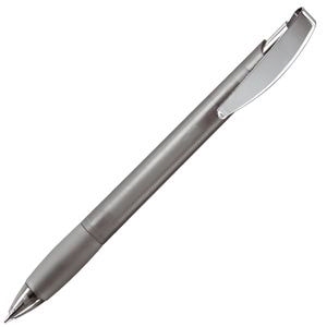X-9 FROST, ручка шариковая, фростированный серый/хром, пластик/металл, серый