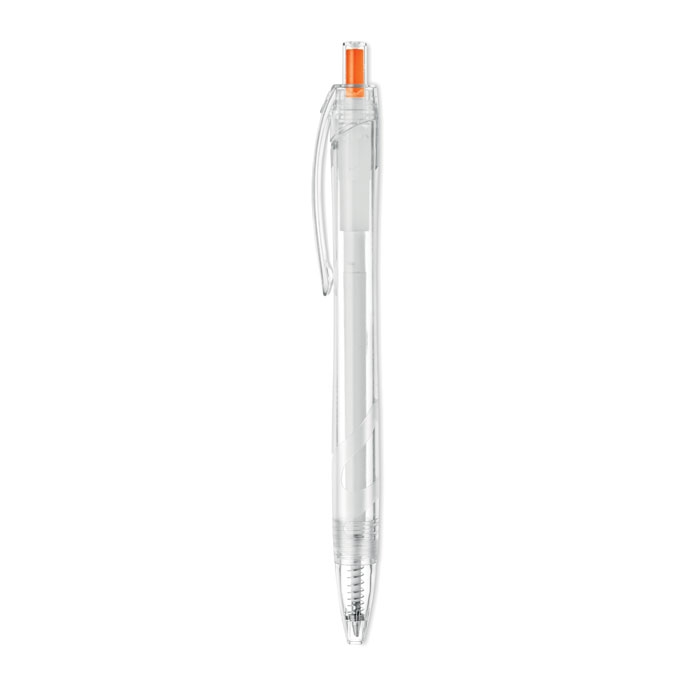 Ручка RPET, оранжевый, pet-пластик
