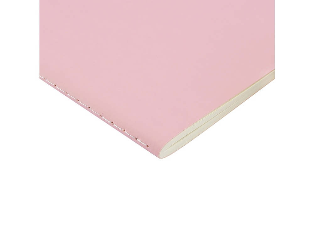 Бизнес тетрадь А5 «Megapolis Velvet flex» soft touch, розовый, кожзам, soft touch