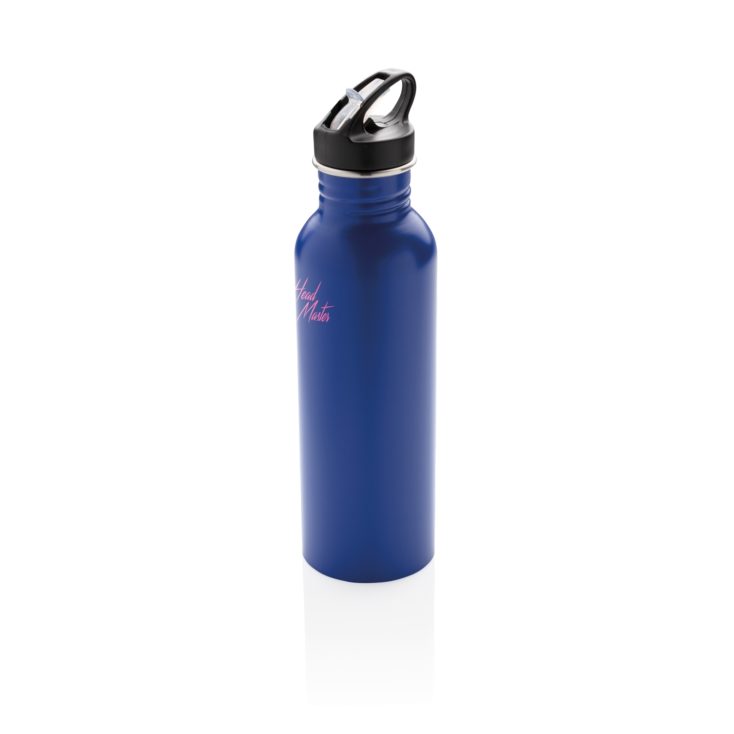 Спортивная бутылка для воды Deluxe, синий, нержавеющая сталь