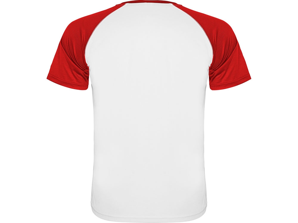 Спортивная футболка «Indianapolis» мужская, белый, красный, полиэстер