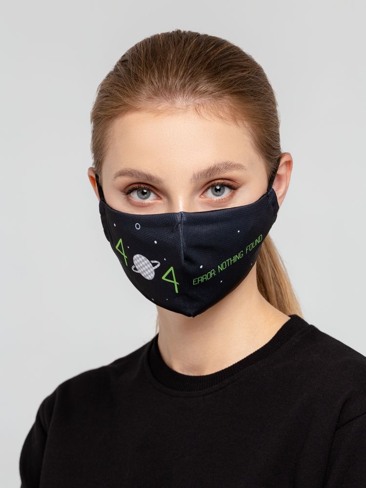 Картонная защитная маска для лица
