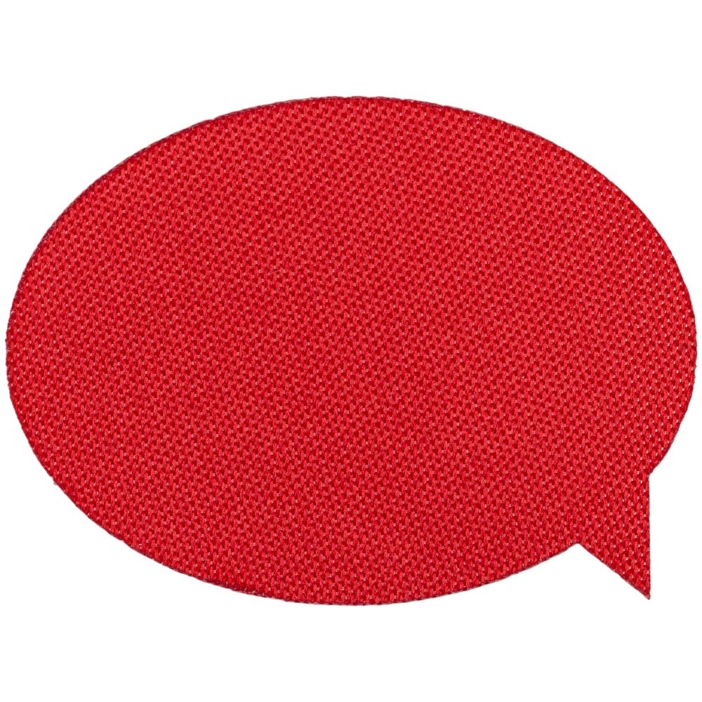 Наклейка тканевая Lunga Bubble, M, красная, красный, полиэстер