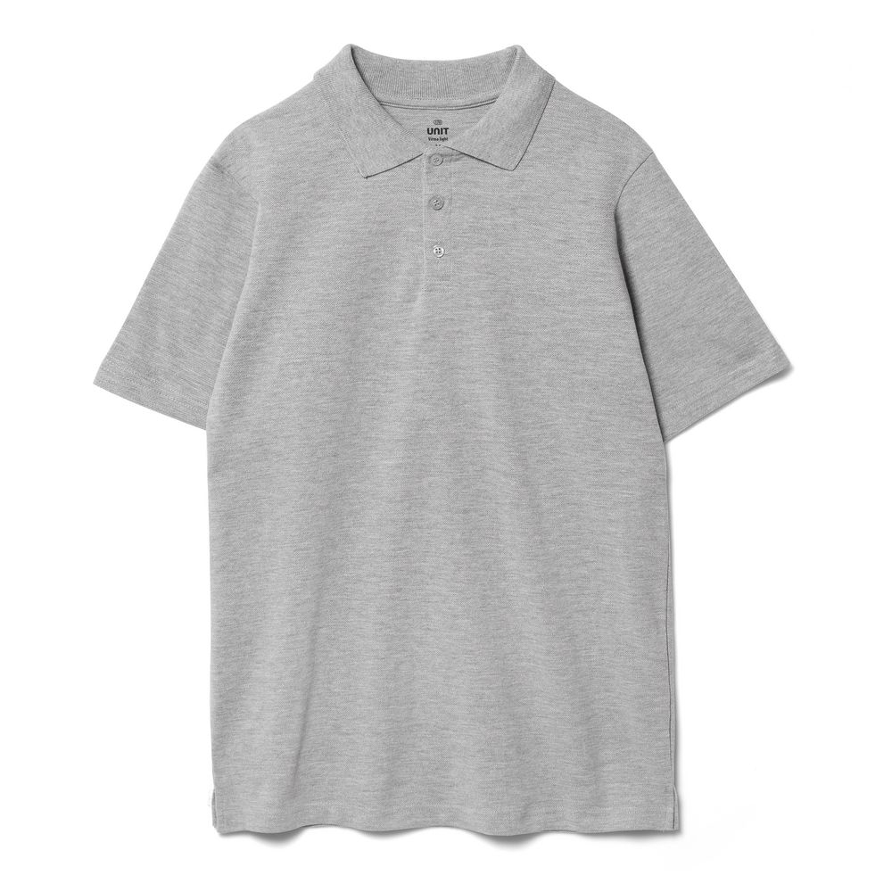 Рубашка поло мужская Virma Light, серый меланж, серый, хлопок