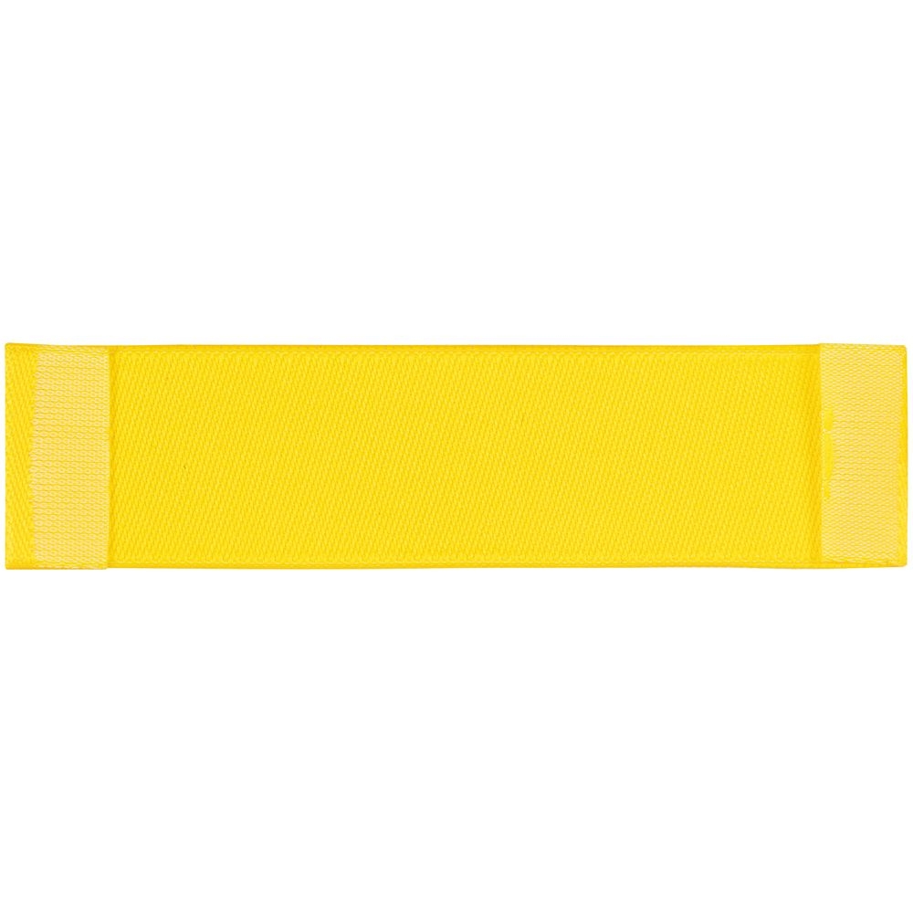 Лейбл тканевый Epsilon, S, желтый, желтый, полиэстер