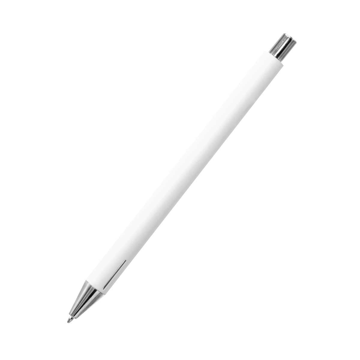 Ручка металлическая Elegant Soft софт-тач, белая, белый