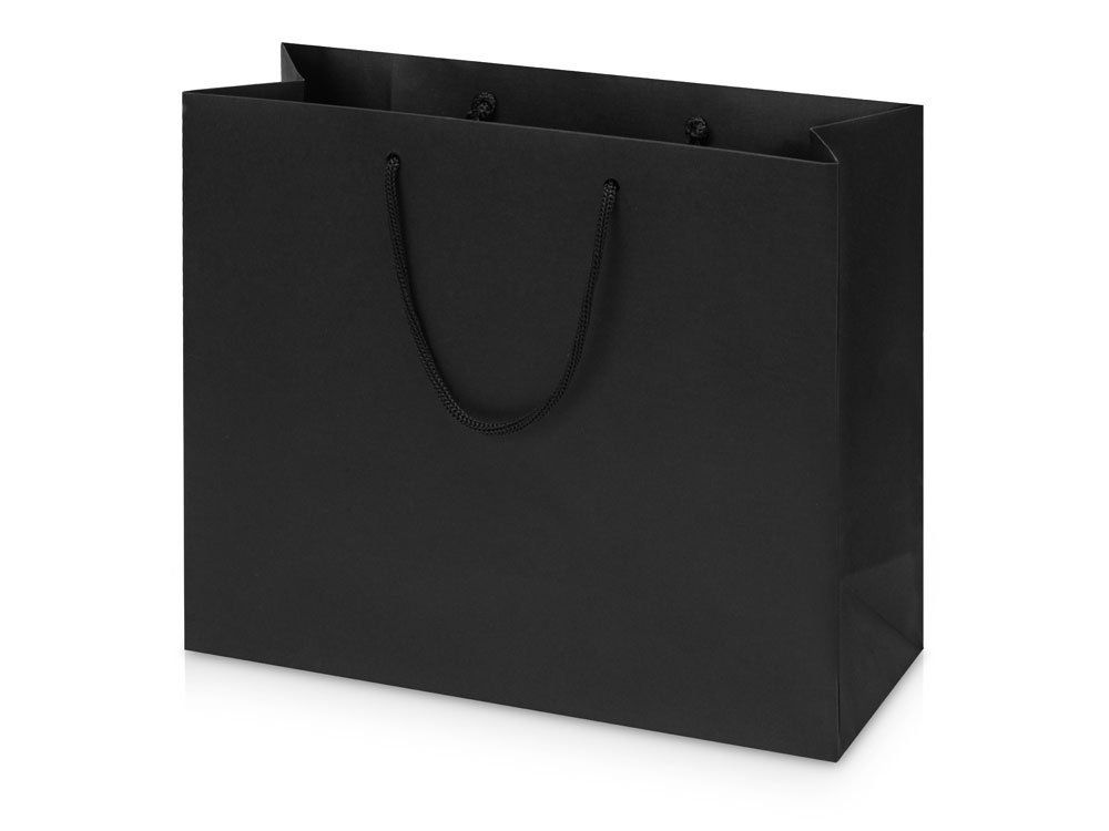 Пакет подарочный Imilit W, черный, бумага