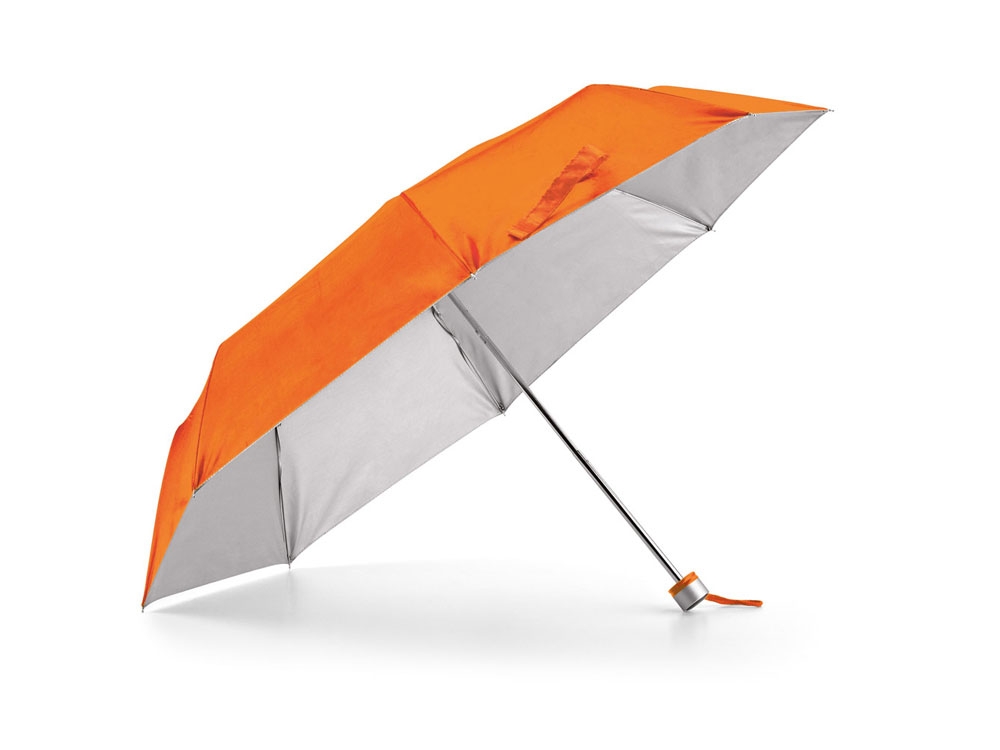 Компактный зонт «TIGOT», оранжевый, полиэстер