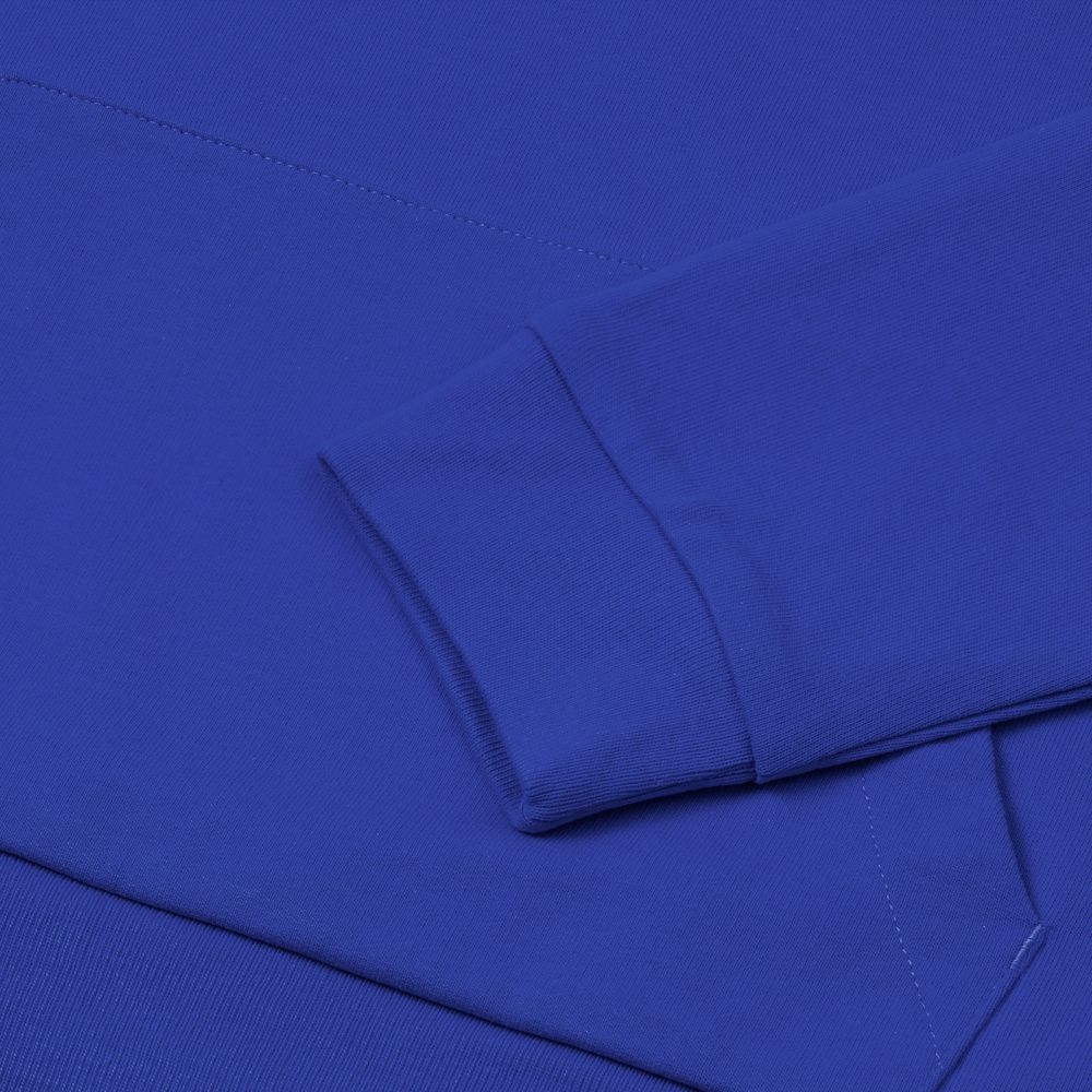 Толстовка на молнии с капюшоном Unit Siverga , ярко-синяя, синий, хлопок