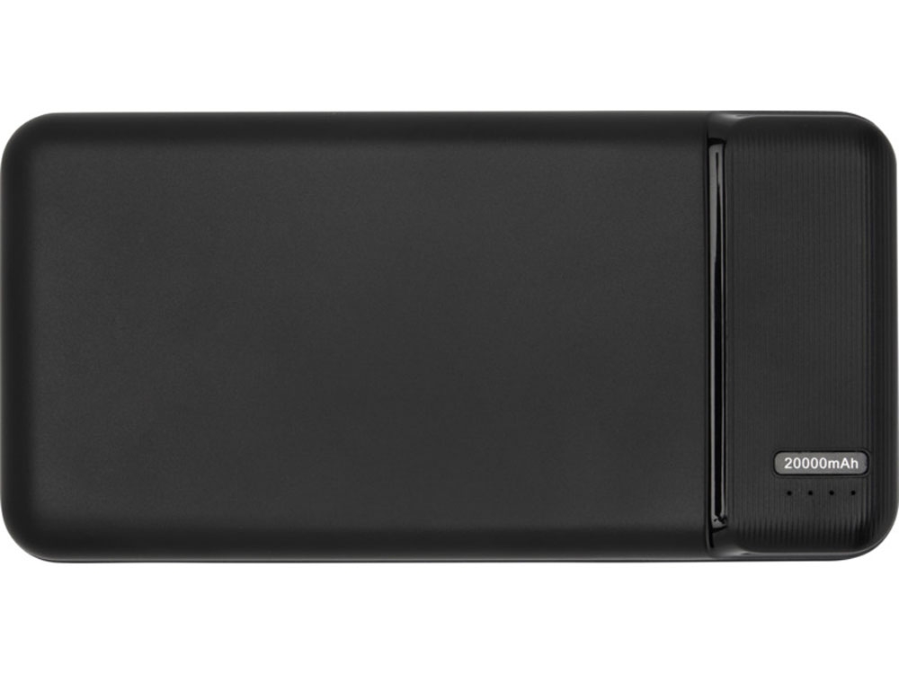 Портативное зарядное устройство «Loop», 20000 mAh, черный, пластик
